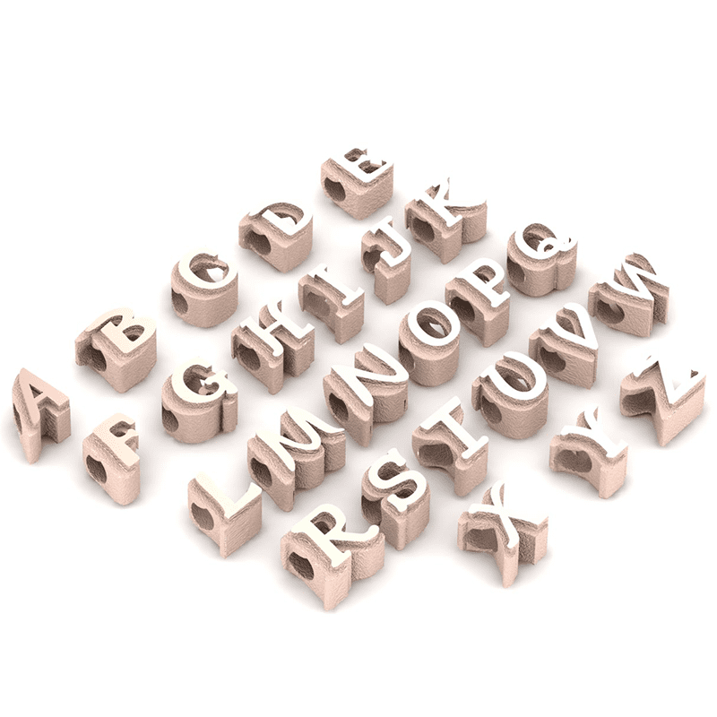 Gouden hanger, ontwikkeld met snelle uitwisseling