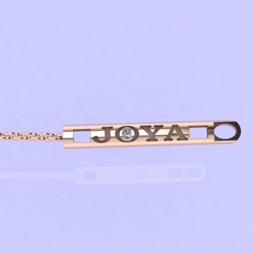 JOYaStaafje Gouden Collier met Diamanten